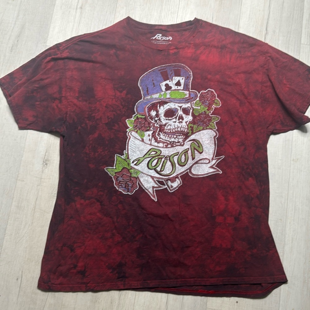 Poison t- shirt retro concert tee size 2XL AE18